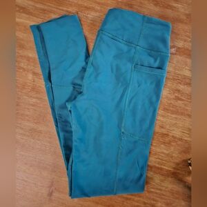 Victoria Sport Teal Leggings By Victorias Secret Workout Pants Size Small